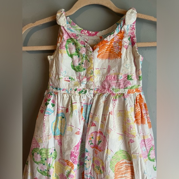 Lilly Pulitzer Vintage Lantern Glow in Dark Dress 6X - Picture 4 of 11